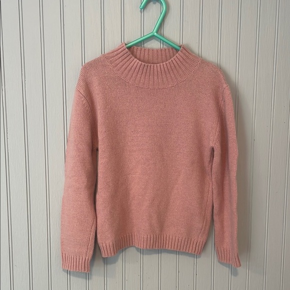 Charabia Other - Charabia Pink Crew Neck Cashmere Blend Sweater with Ribbed Trim | 6A NWT